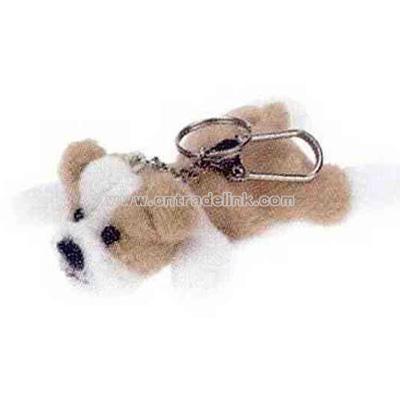 Dog shape animal toy with Keychain