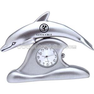 Dolphin with clock