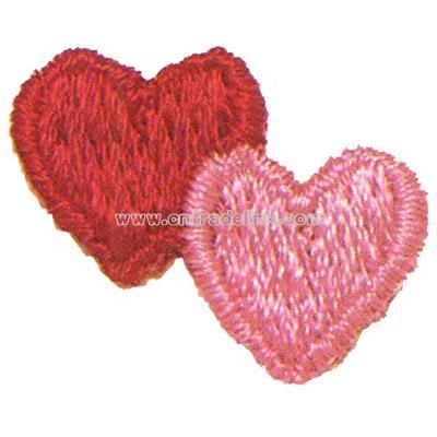 Double Hearts Alternating -Valentine theme washable