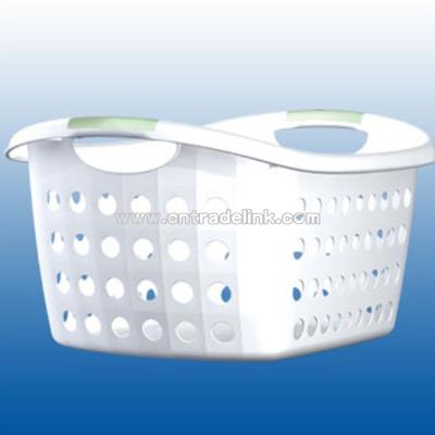 Double Load Faceted Laundry Basket