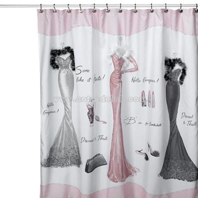Dressed to Thrill Shower Curtain