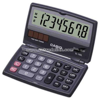 Dual powered pocket fold calculator