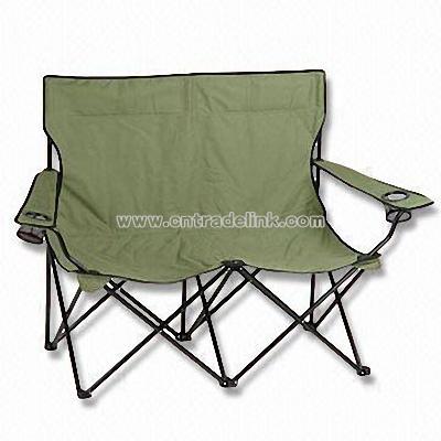 Durable Outdoor Folding Lovely Chair with Capacity of Two Persons