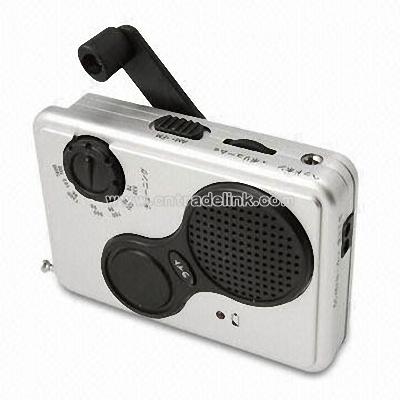Dynamo AM/FM Radio in Pocket Size
