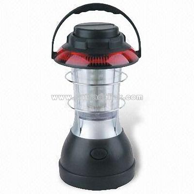Dynamo LED Rechargeable Camping Lantern with Blinking Light and AC/DC Adapter