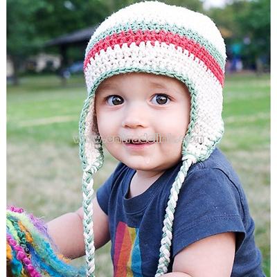 Earflap Hat - Size 12 to 24 Month