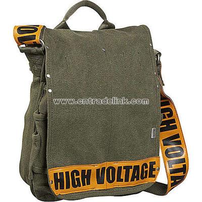 Edgy Styling Canvas Messenger Bag