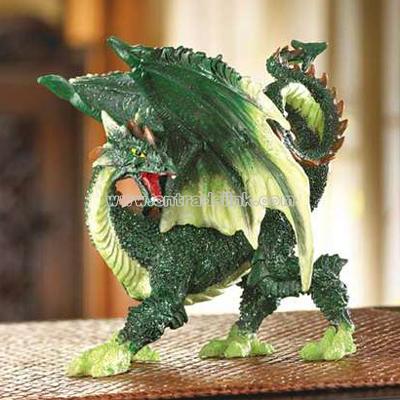 Emerald Dragon Figurine