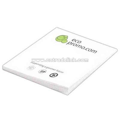 Enviro adhesive rectangular shaped note pad