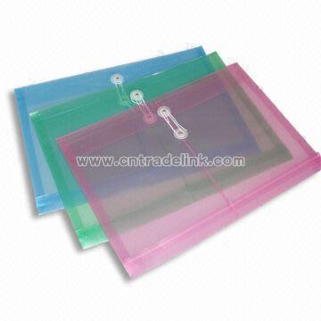 Expandable Envelope Bag with Transparent Smooth Texture