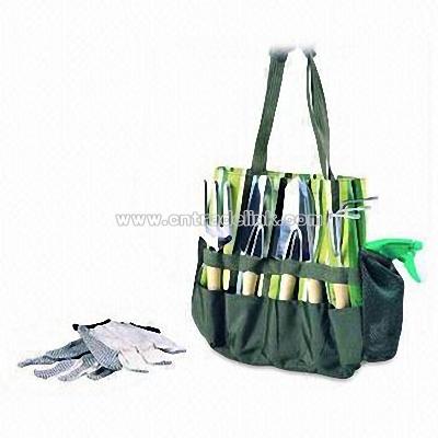 Expert Gardener with Large Compartment and Fully Equipped Garden Tools