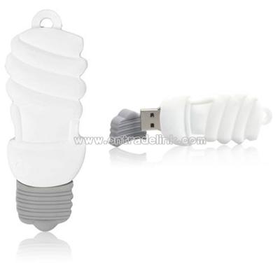 Fairfield CFL Lightbulb Shaped USB Flash Drive