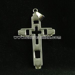 Fashion Stainless Steel Cross Pendant