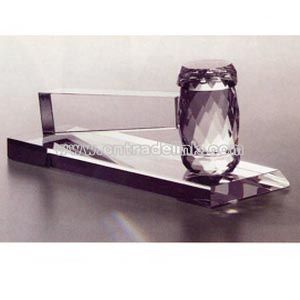 Fine optical crystal gavel