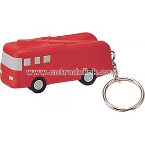 Fire Truck Key Chain Stress Reliever