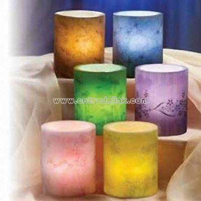 Flameless LED Candle with Fragrance Diffuser