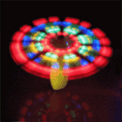 Flashing music Colorful disk
