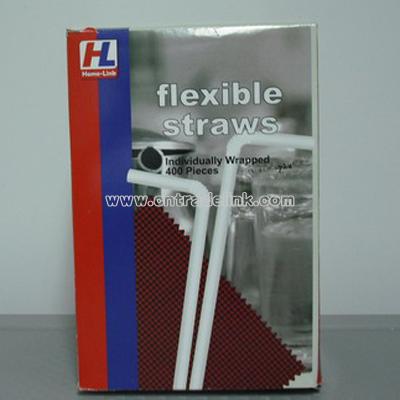 Flexible Drinking Straw In Color Box