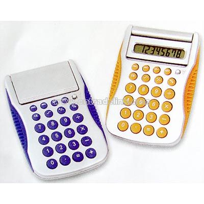 Flipper 8 digit Calculator with PVC sides