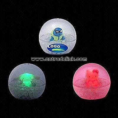 Float Ball Bath Toy with Clear ABS Case