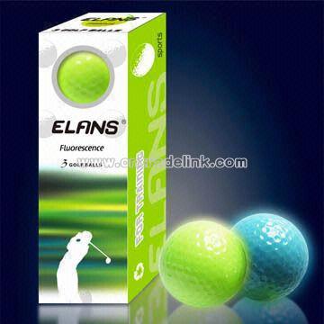 Fluorescent Golf Balls