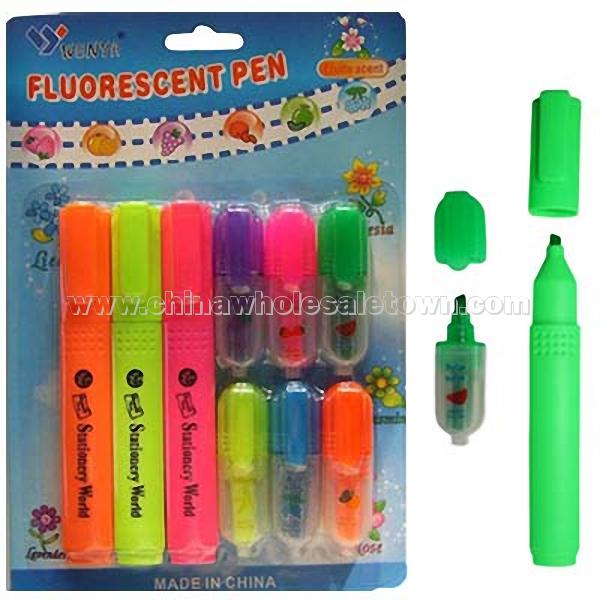 Fluorescent Marker Pen Set