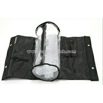 Fold Away Tube Cosmetic Bag
