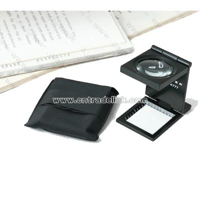 Folding Magnifier-Linen Tester
