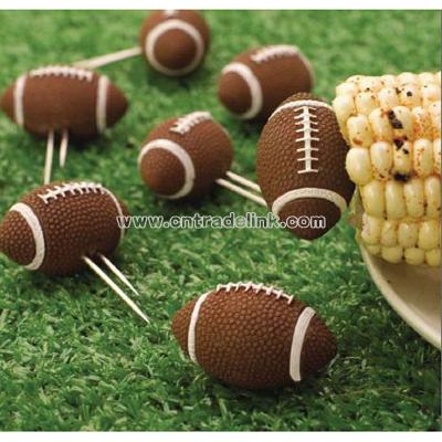 Football Corn Holders (set of 8)