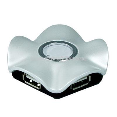 Frisbee USB Hub with 4 Ports