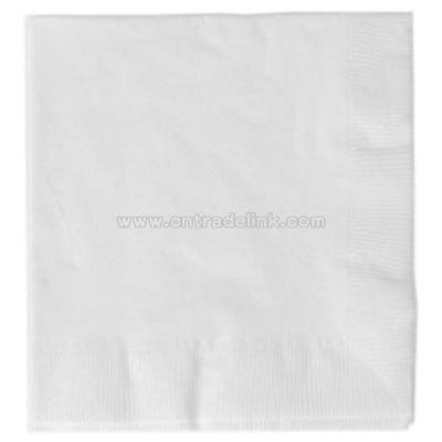 Frosty White Lunch Napkins