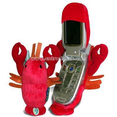 Fun Friends Larry the Lobster Plush Animal Flip Cell Phone Cover