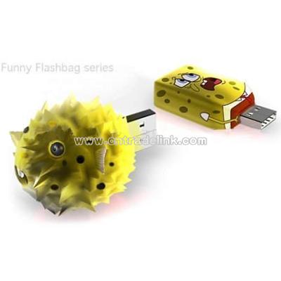 Funny Leather Flash Memory Drives