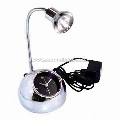Funny Table Clock with Lamp and Adaptor