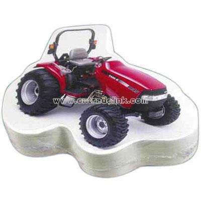 Garden tractor shaped compressed t-shirt
