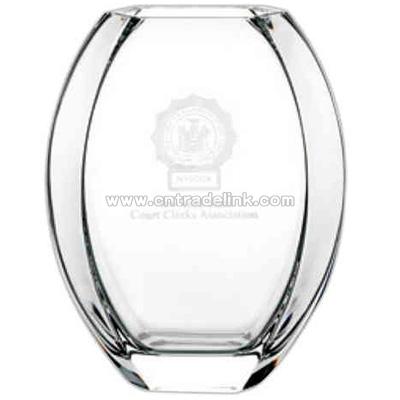 Glass vase with unique design
