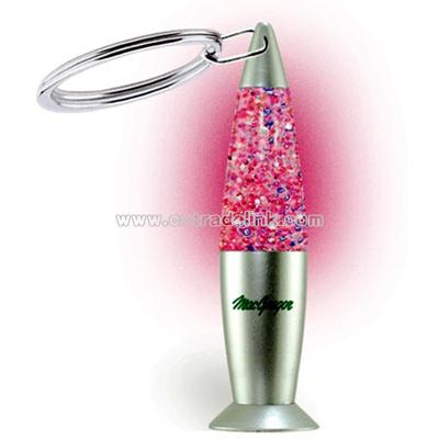 Glitter Lamp Keychain