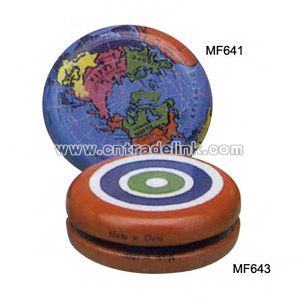 Globe design yo-yo