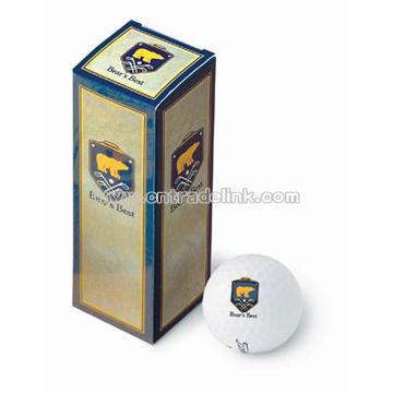 Gold PackEdge(TM) 3-Ball Custom Pack