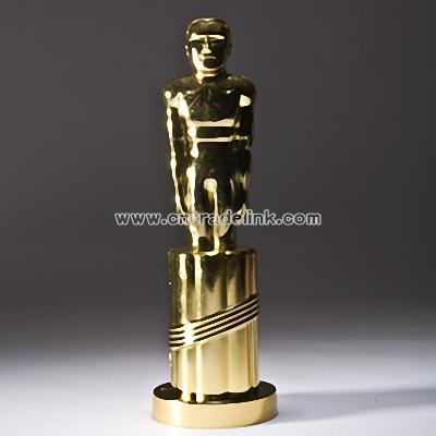 Gold Plate Statue