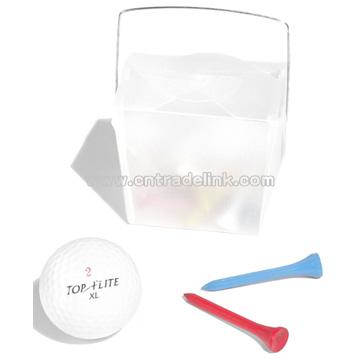 Golf Balls and Tees - Take Out Box