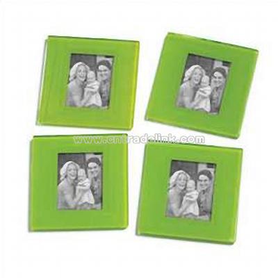 Green Photo Frame Coasters