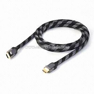 HDMI to HDMI Cable with Nickel-plated Connector
