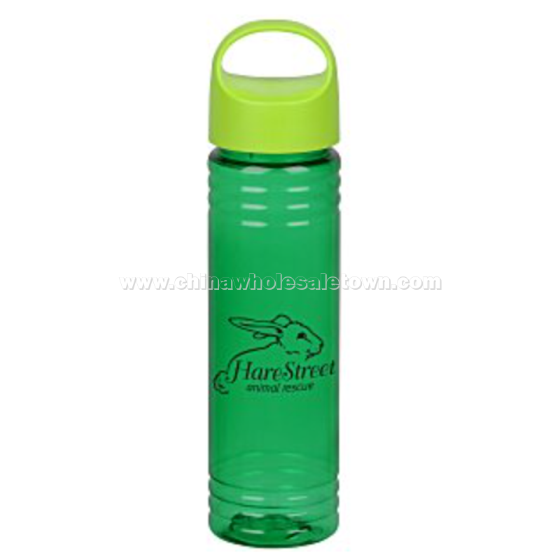 Halcyon Water Bottle with Oval Crest Lid - 24 oz.