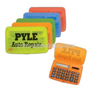 Handy translucent pocket foldable calculator