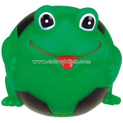 Hard rubber frog shape bank