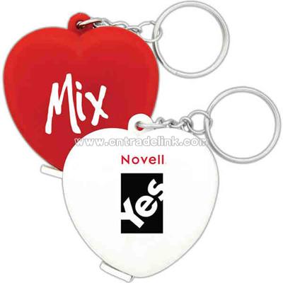 Heart - Tape measure with key chain