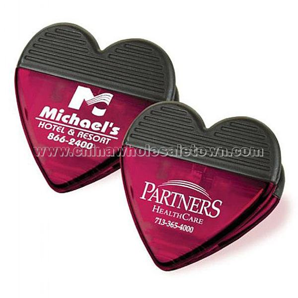 Heart Shaped Magnetic Clips