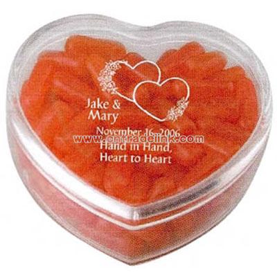 Heart shaped candy dish