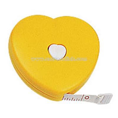 Heart shaped cloth tape measure